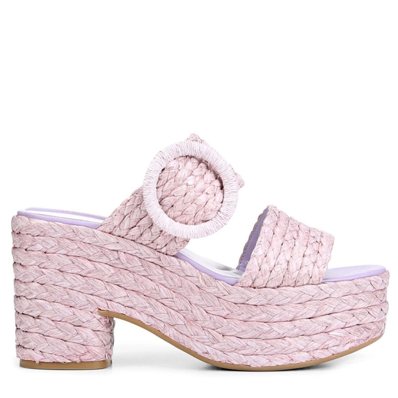 Franco Sarto Costa Platform Sandal Purple - Picture 3 of 9